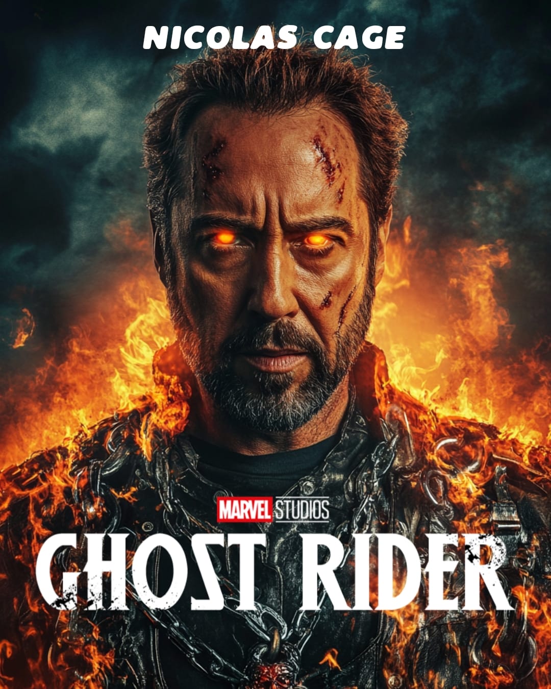 Modlites - NIC CAGE RETURNS AS GHOST RIDER!!! Nicolas Cage roars back ...