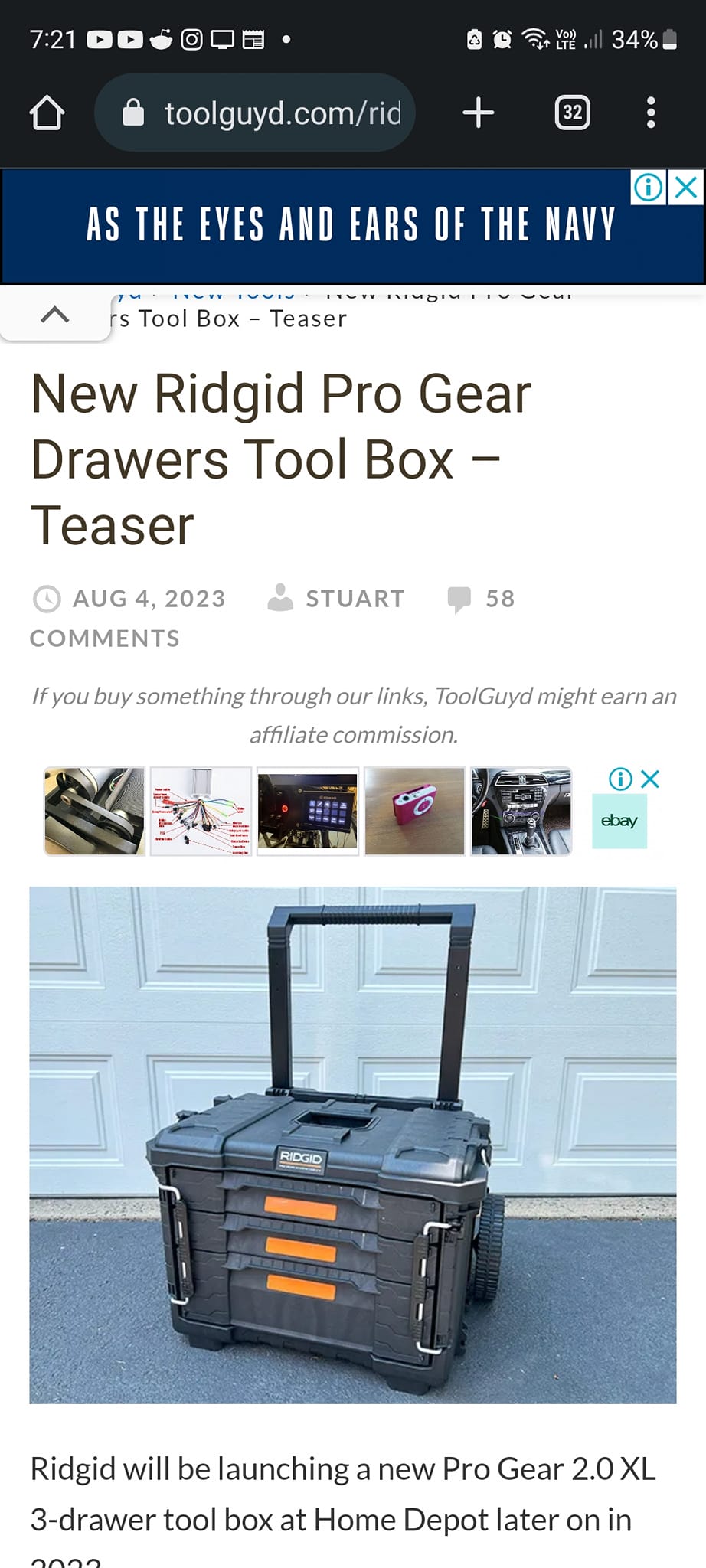 Rdgd 2.0 Pro Gear 3 Drawer Tool Organzer Box Compatble Small
