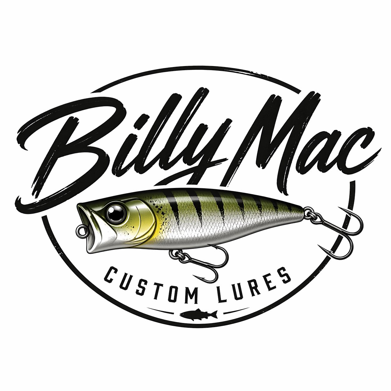 custom logo fishing lures Lure - Personalized Zinc Alloy VIB with Treble Hooks It is an excellent size for all conditions Billy Mac custom fishing lures