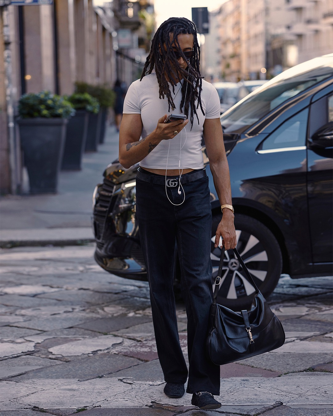 Gucci - A backpack and belt bag from the Gucci Dapper Dan