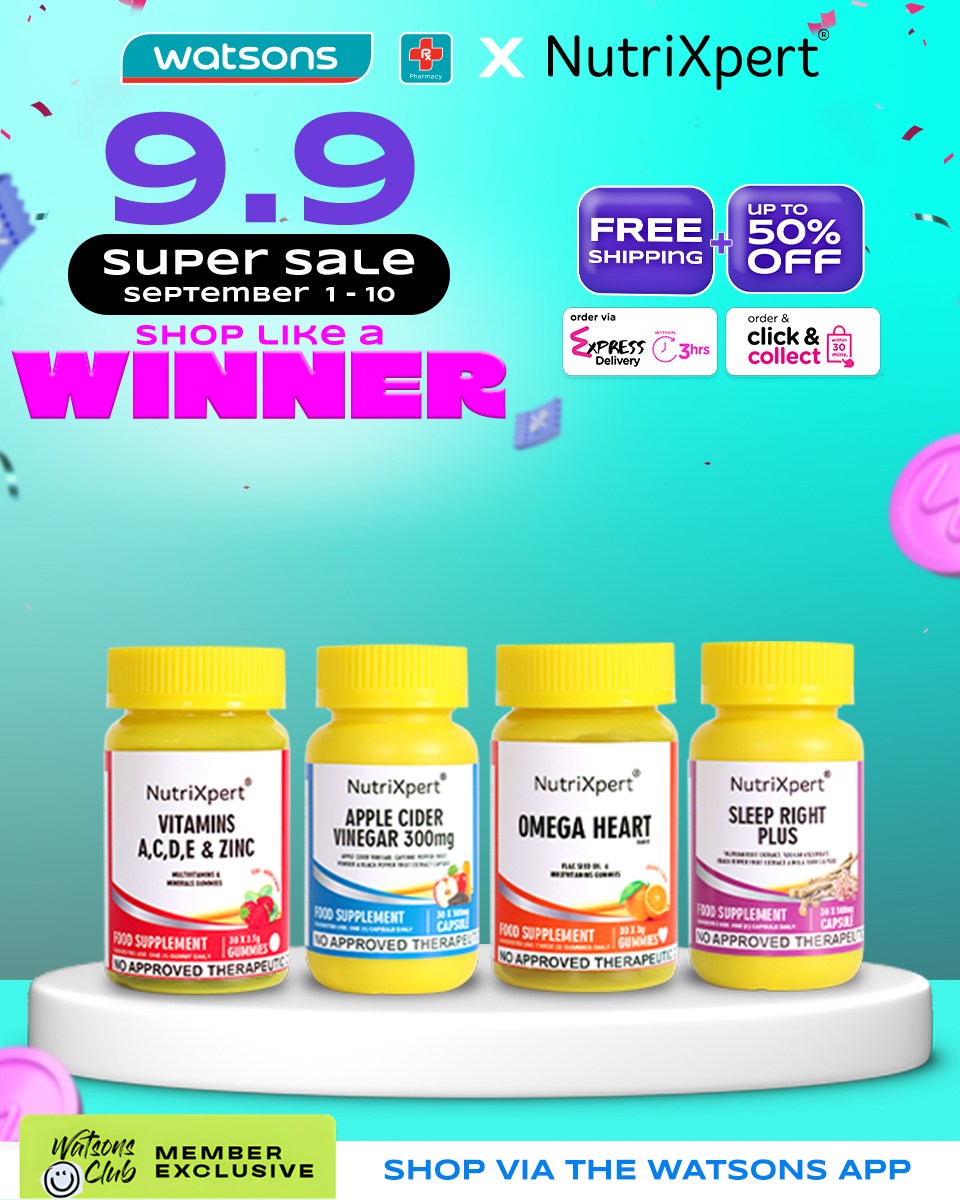 cosmo skin glutathione watsons price Start hauling these amazing deals from NutriXpert this 9.9 Super Sale! Get your health & beauty faves from September 1-10 and shop like a winner today! Shop now! #Watsons99SuperSale #WatsonsPH #ASWatsons185 Buy TB-500 5mg + I fall sick often Size:180 capsules