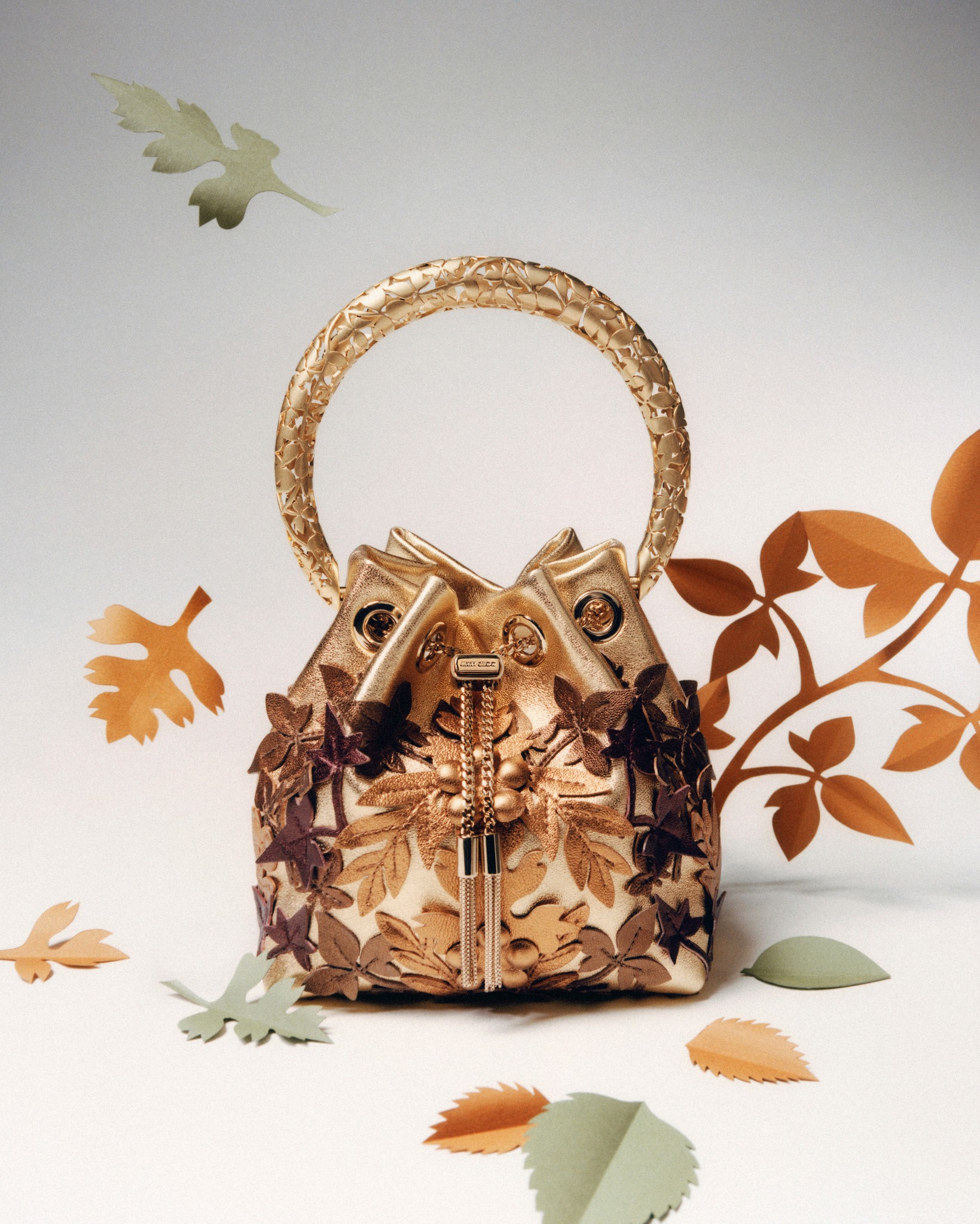 NEW✳︎Autumn〜flower×bijou  ロングバレッタ Bon Bon Autumn - From The Atelier. The layered design and earthy