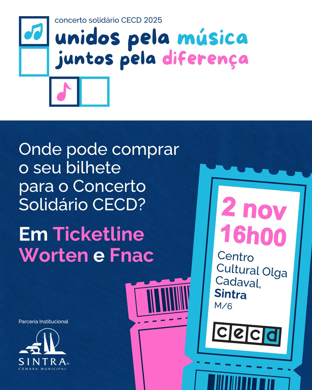 CECD - Onde pode comprar o seu bilhete para o Concerto Solidário CECD ...