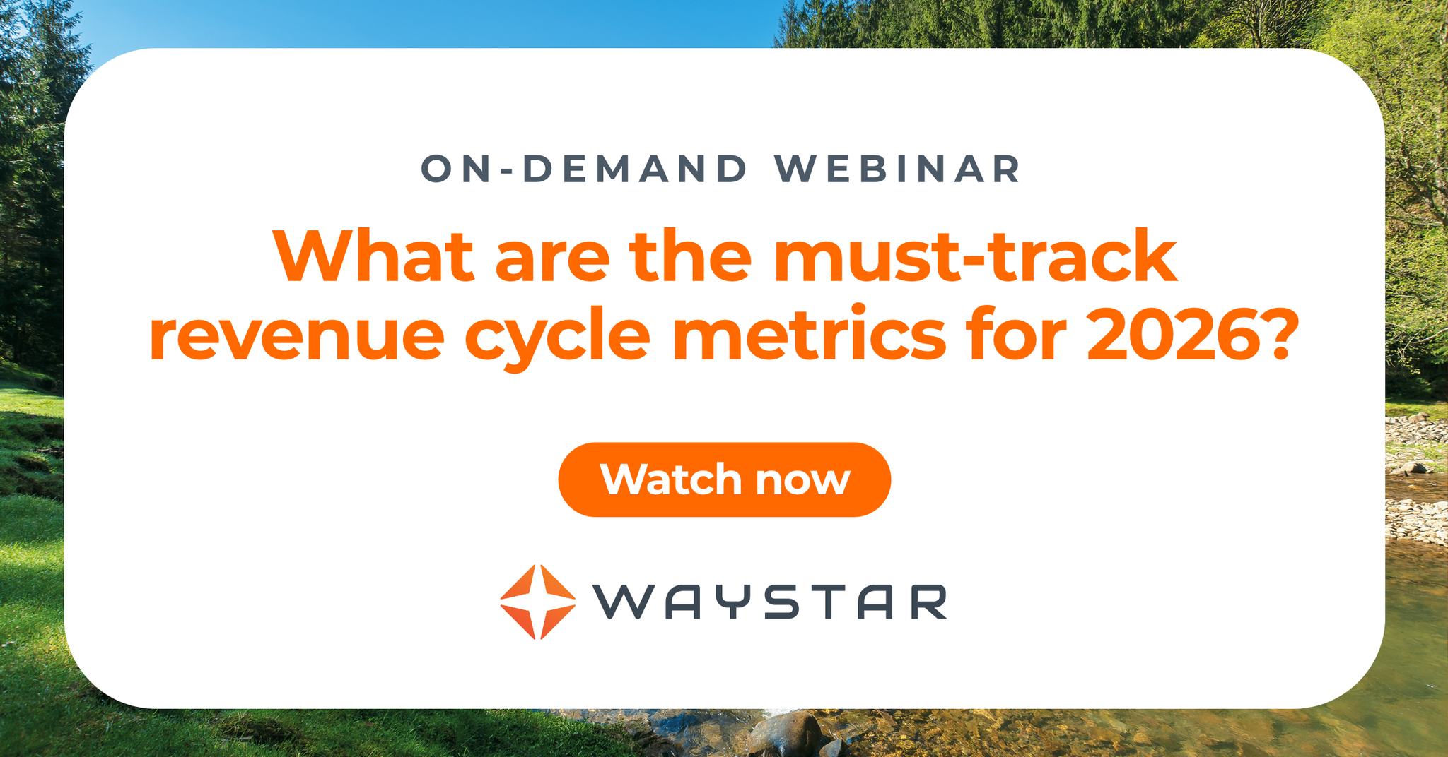 Waystar - ON-DEMAND WEBINAR: What are the must-track RCM metrics for ...