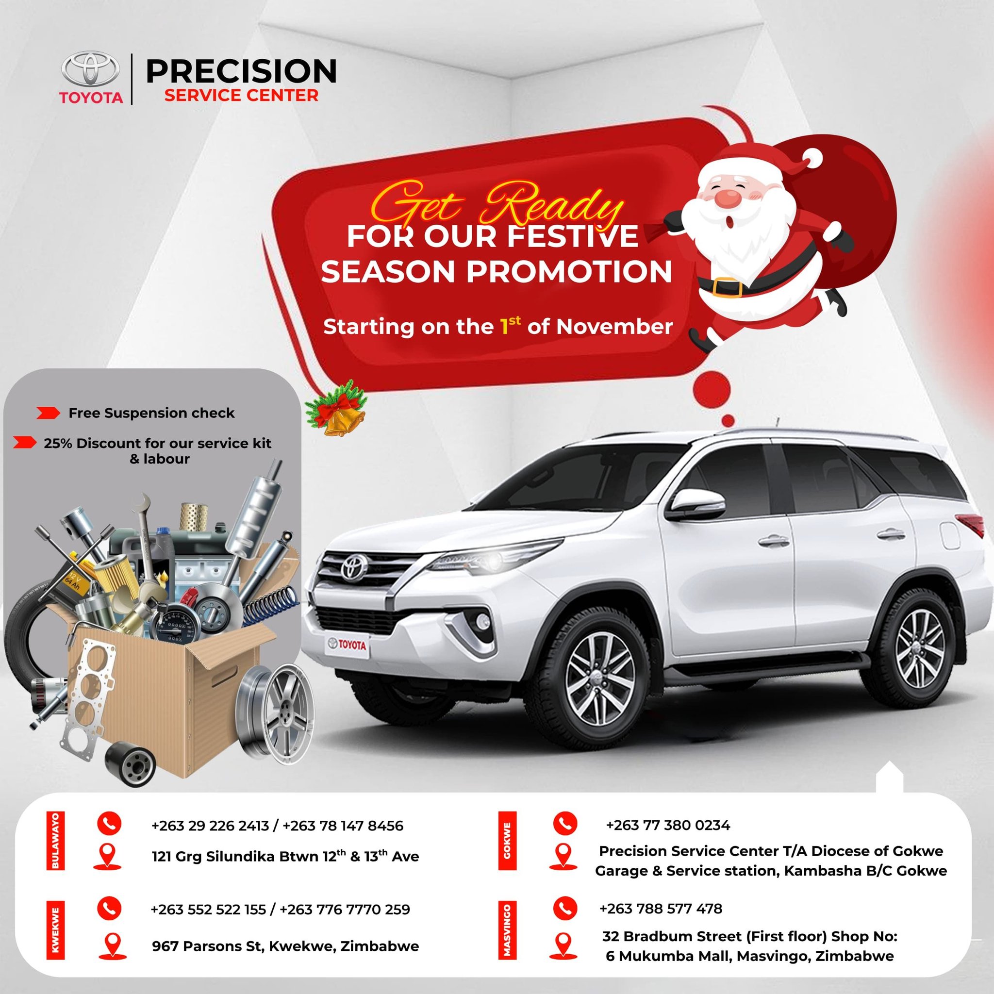 Precision Toyota Parts and Accessories | Bulawayo