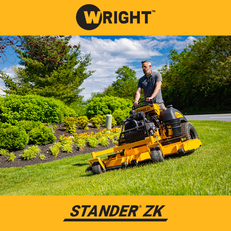 Take on the toughest mowing jobs with the Wright Stander ZK! This