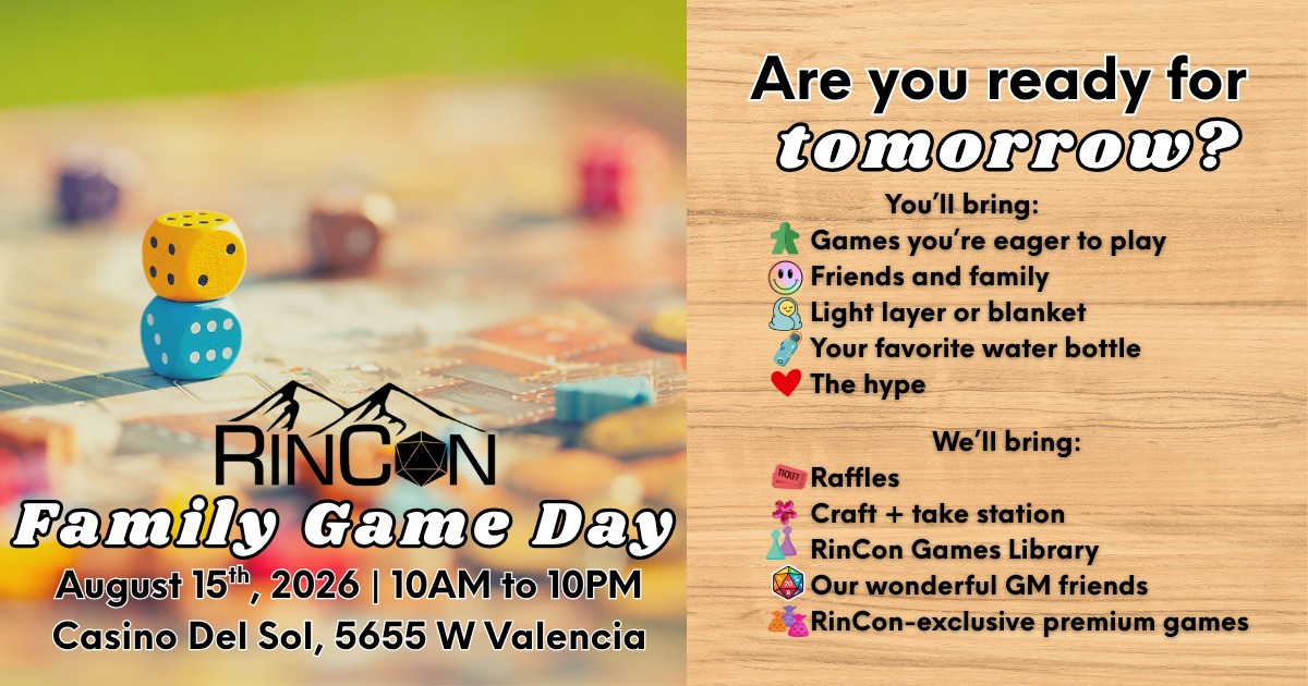 RinCon 2026 Family Game Days