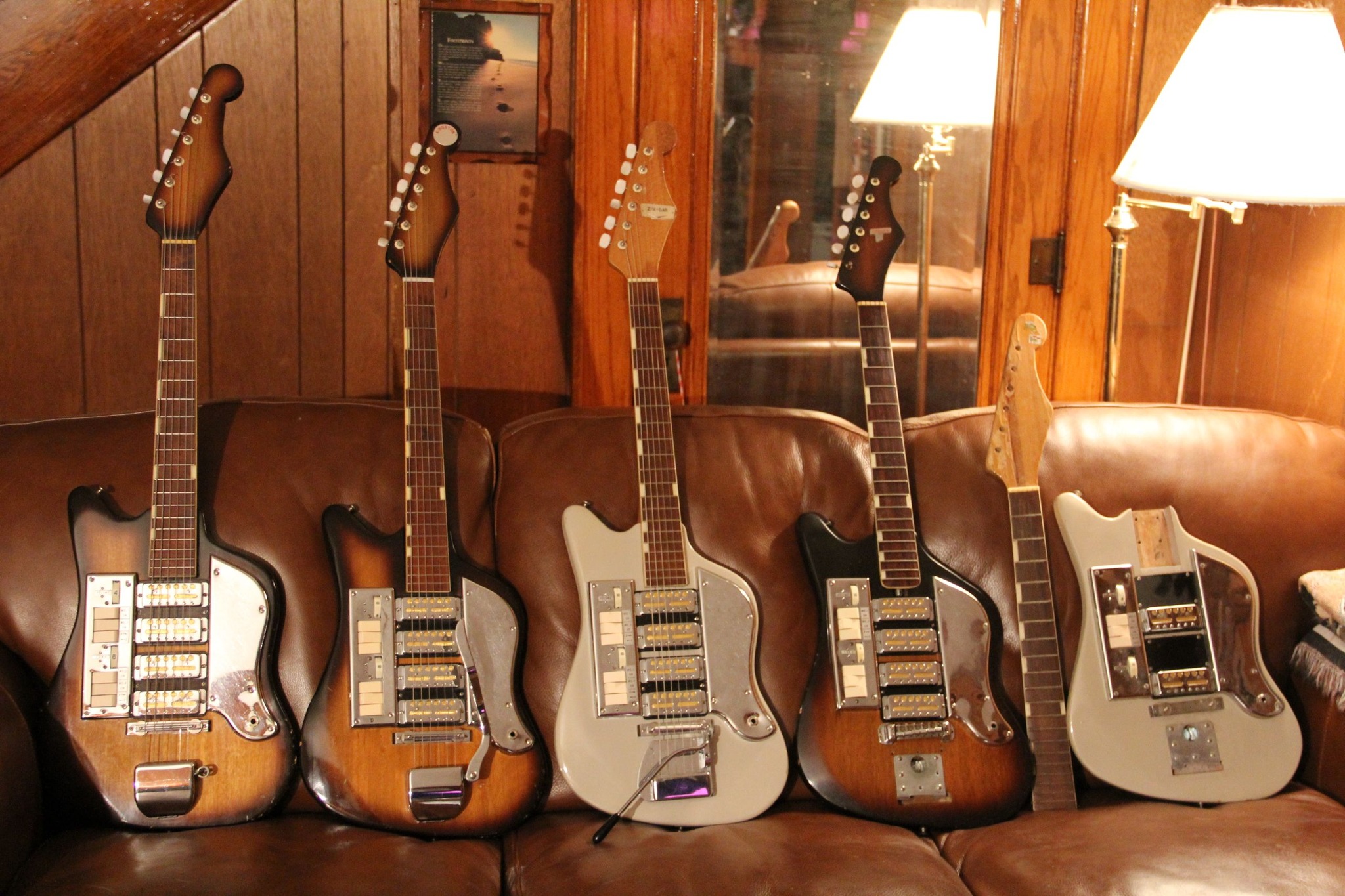 My #Teisco Guitar Day! A bunch of my Teisco SS-4Ls. Last one was