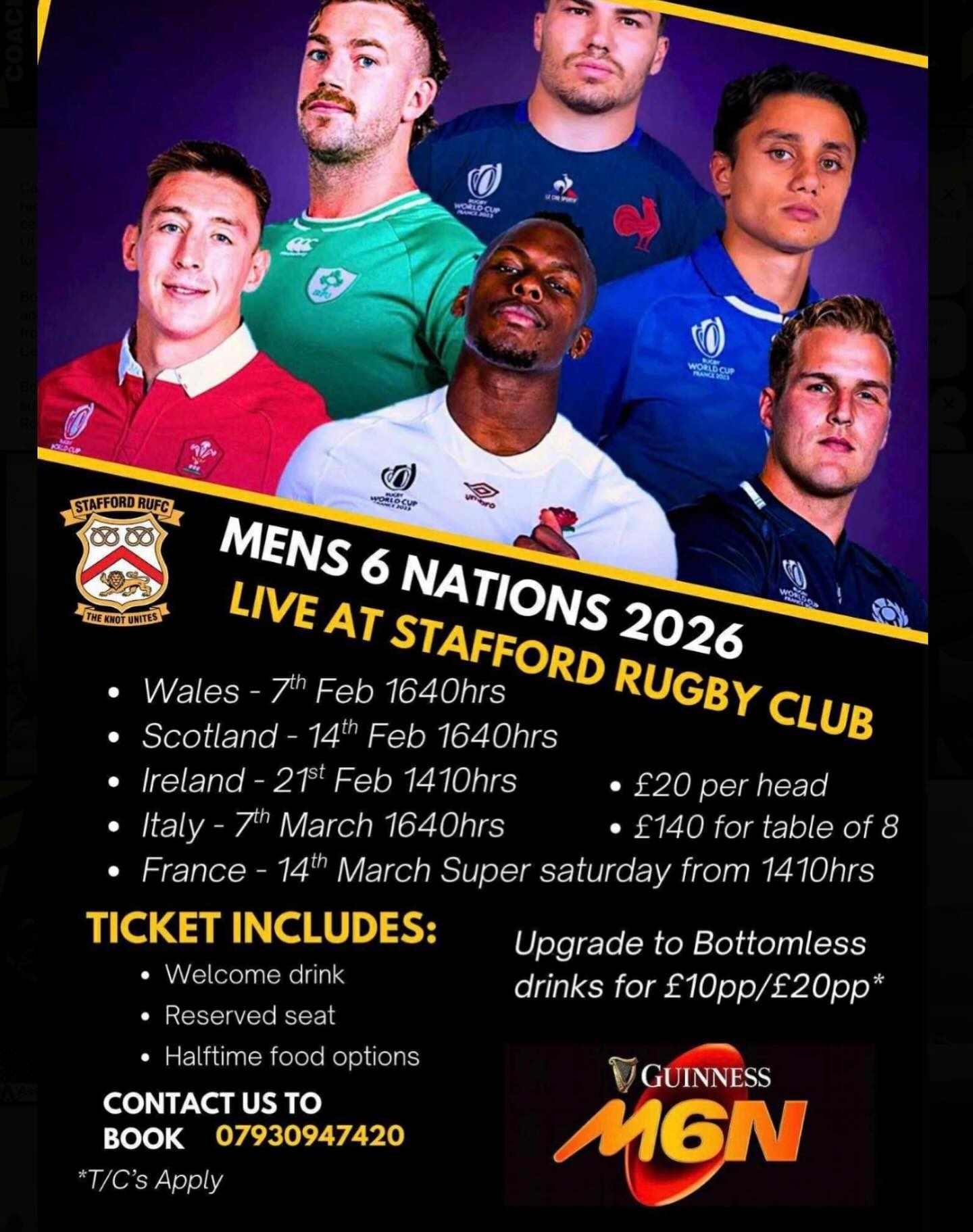 Stafford Rugby Club added a new photo. - Stafford Rugby Club