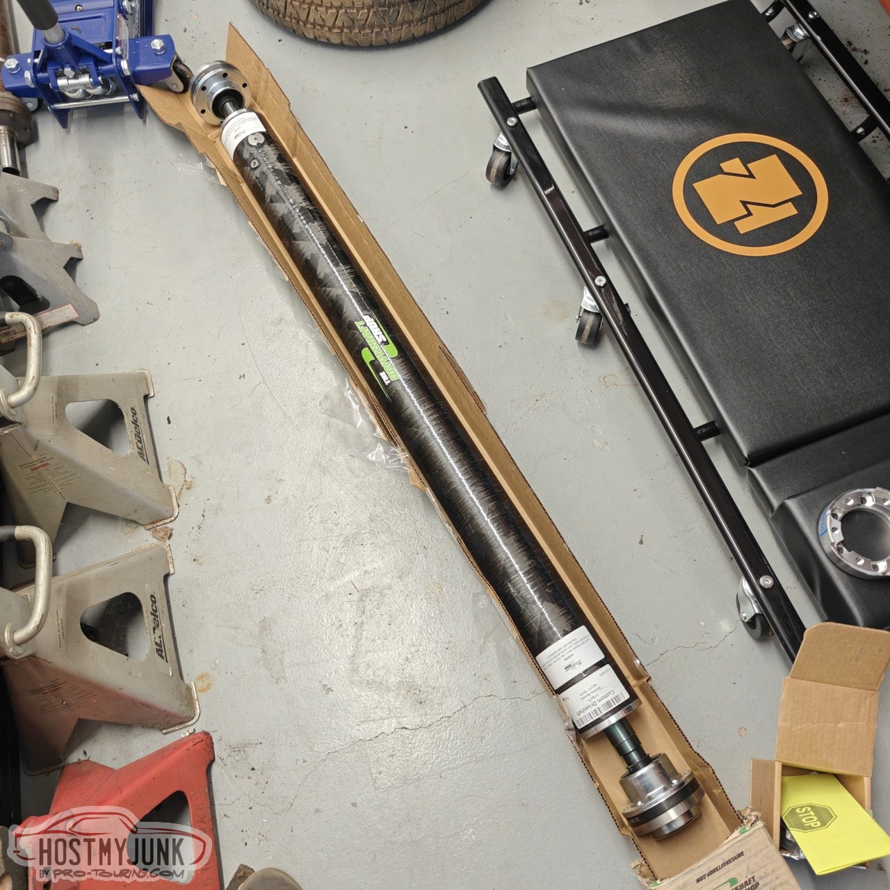 Dual CV driveshaft design for 8hp swap