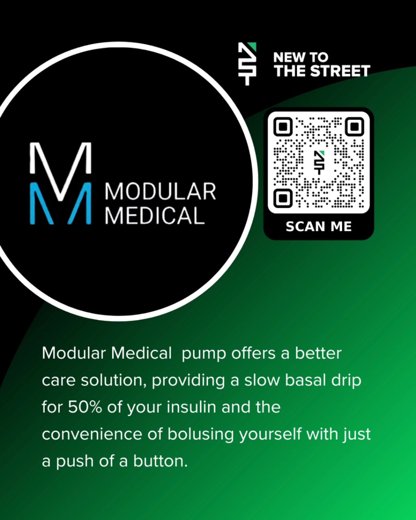 💉📱 Modular Medical: Simpler Insulin... - New to the Street | Facebook