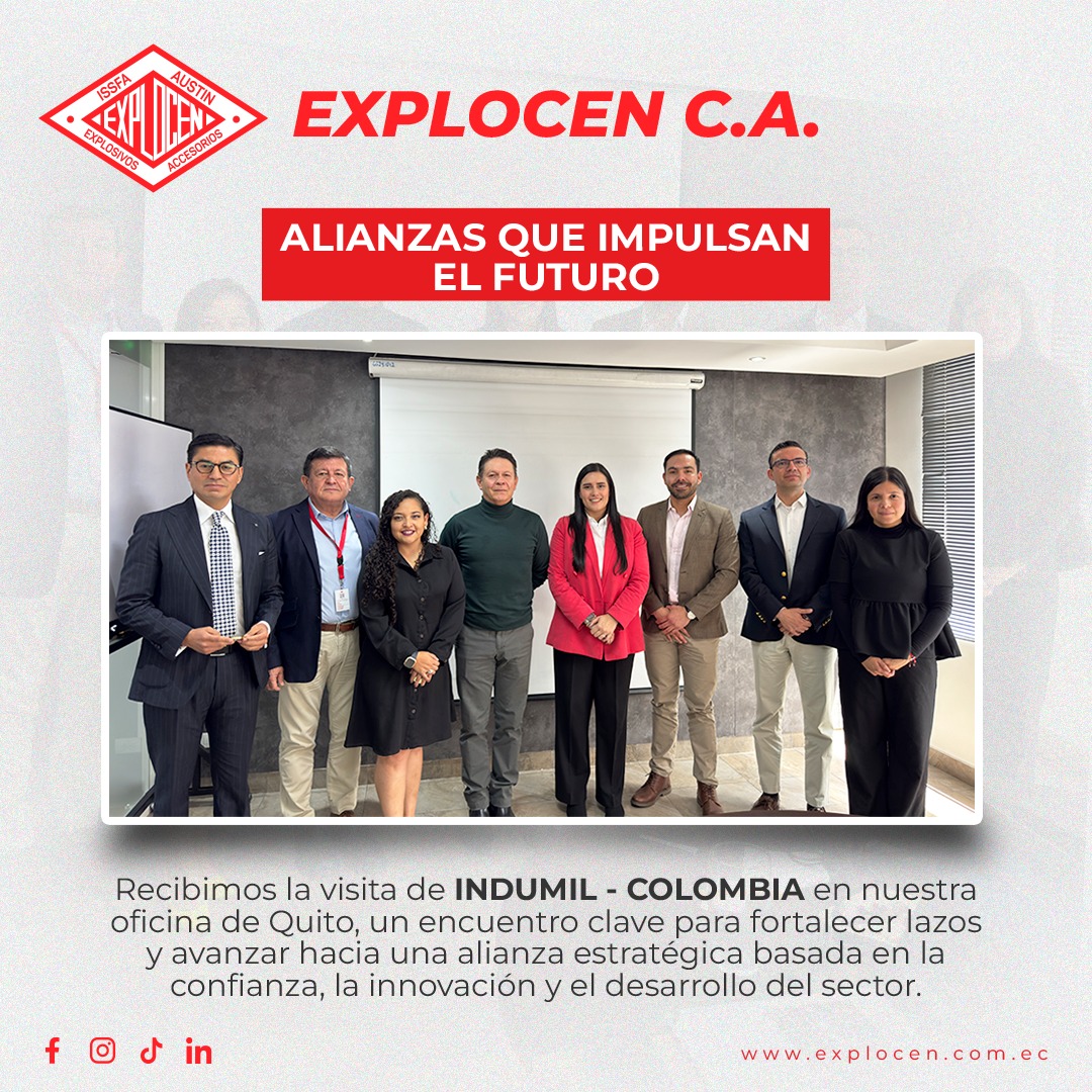 Explocen - 🤝 Alianzas que impulsan el futuro 💥 🏢 Recibimos la visita de ...