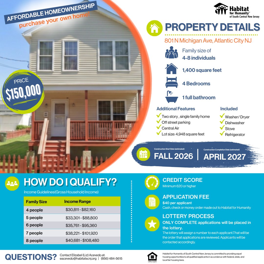 Habitat for Humanity of South Central New Jersey | Maple Shade NJ