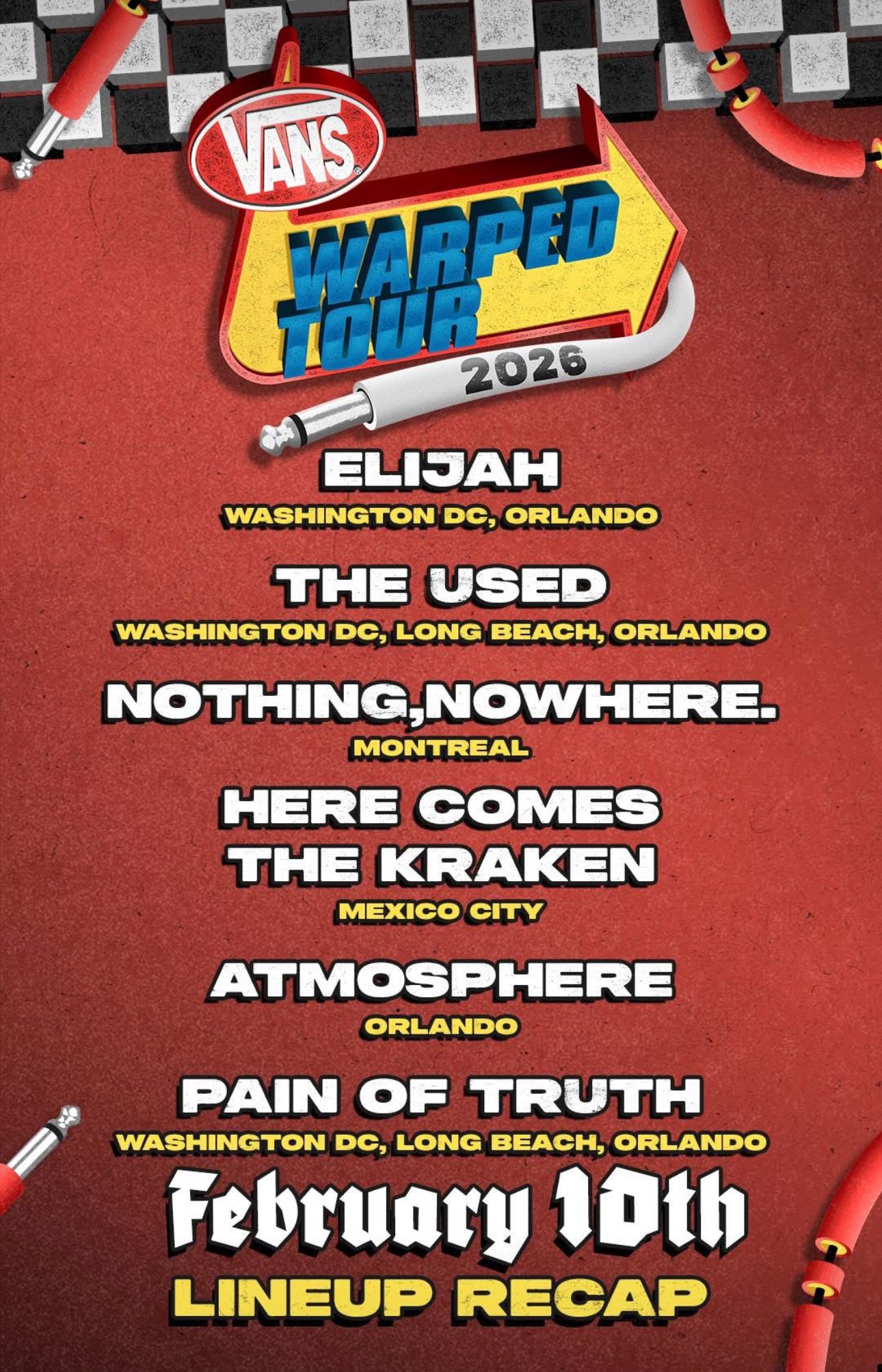 Daniandays - อัพเดต Lineup งาน Vans Warped Tour 2026... | Facebook