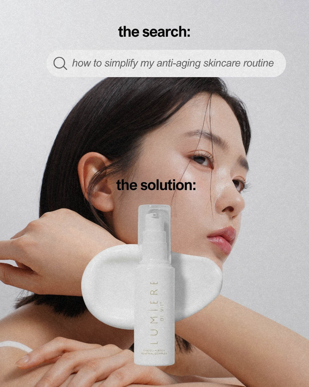 Lumiere de Vie GHK-CU peptide renewal complex for smooth skin
