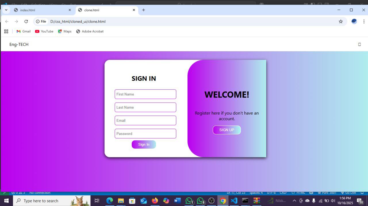 HTML CSS AND JAVASCRIPT | This design is getting popular, you can try ...