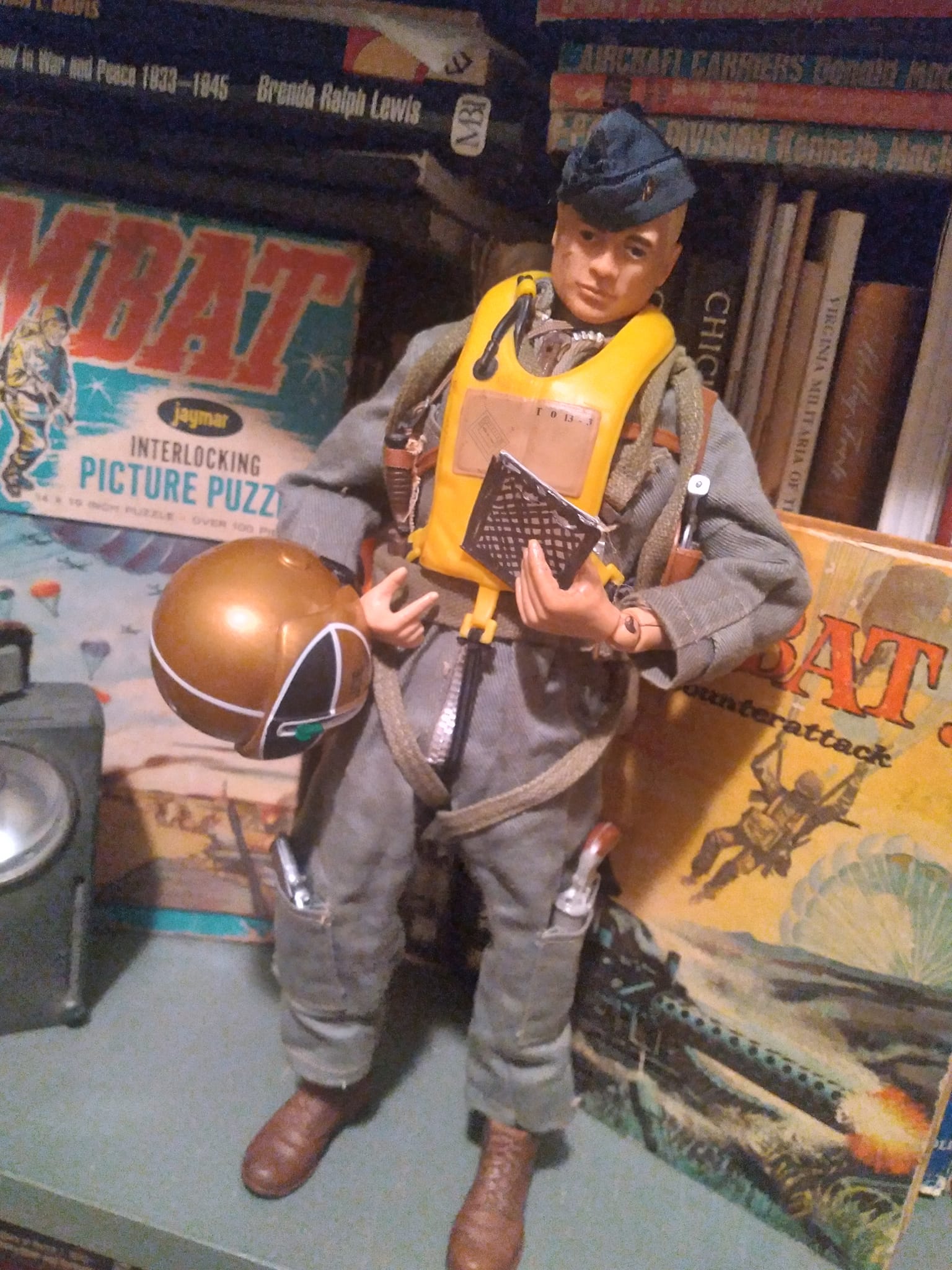 Vintage 1964 GI Joe in pilot uniform