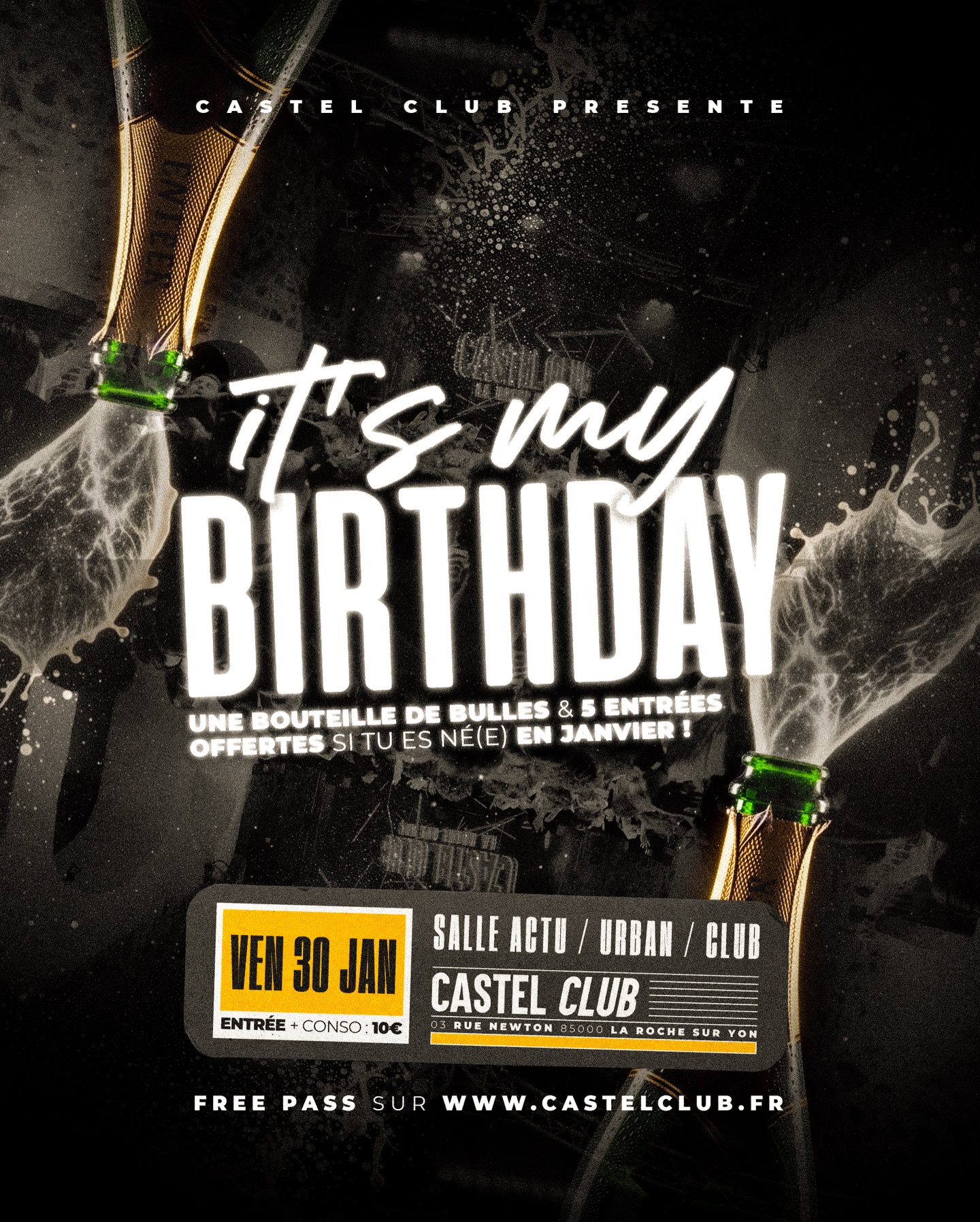 Le - 🎂 IT’S MY BIRTHDAY ! 🎂 Ce vendredi, le Castel Club célèbre tous ...