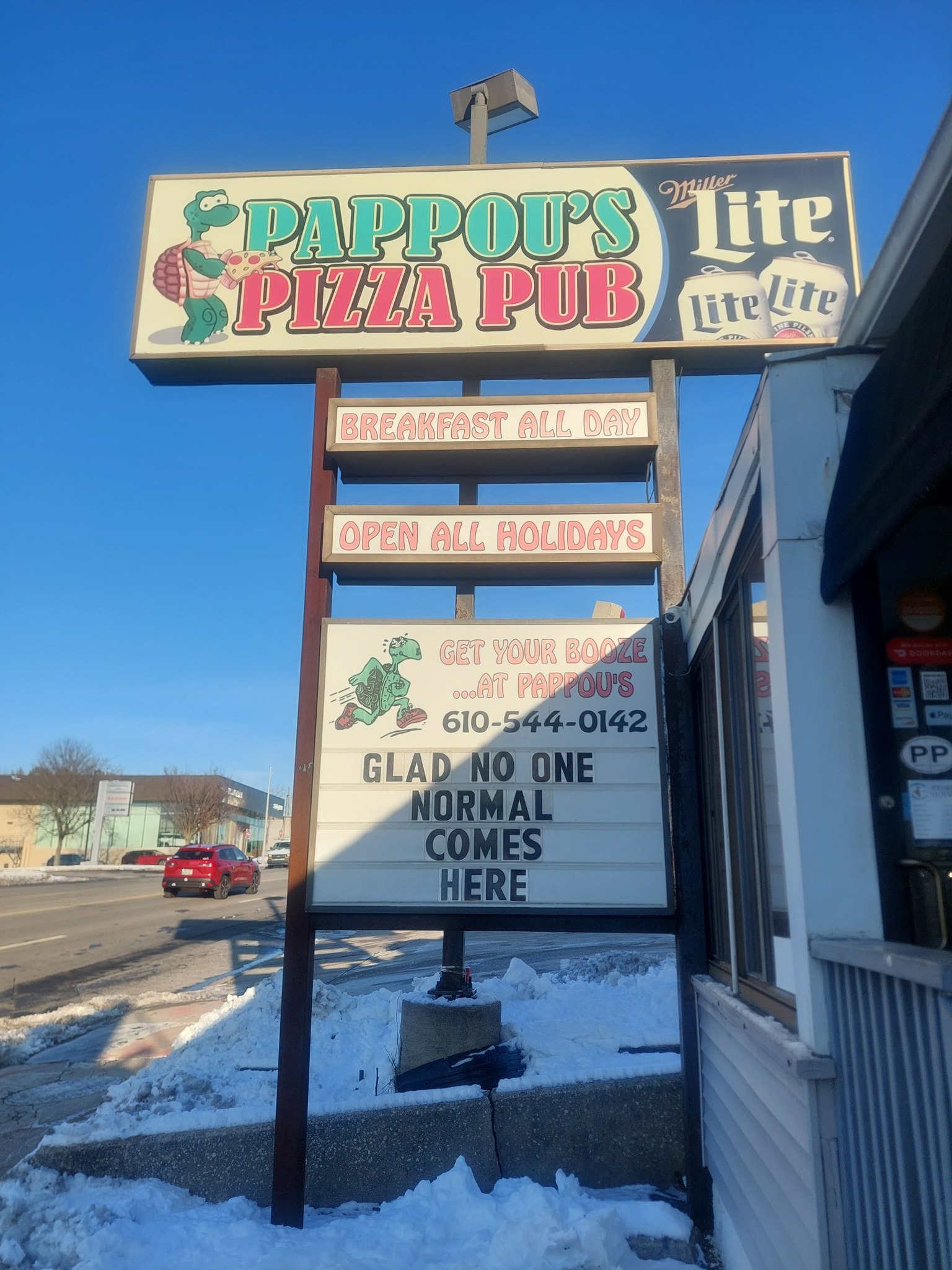 Pappous Pizza Pub - Interpret this one how you want.... 🤣 oh & by the ...