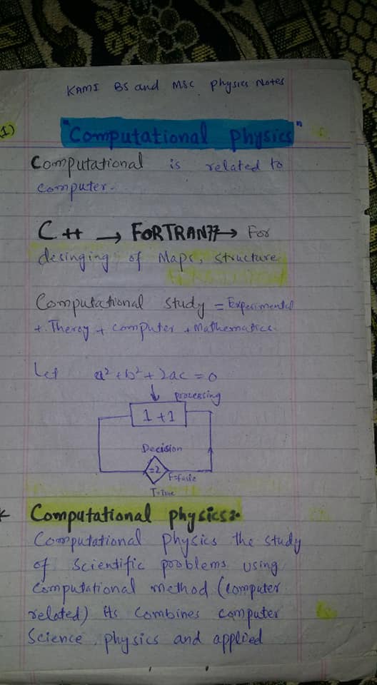 Computational Physics... - Kami BS and MSC Physics Notes