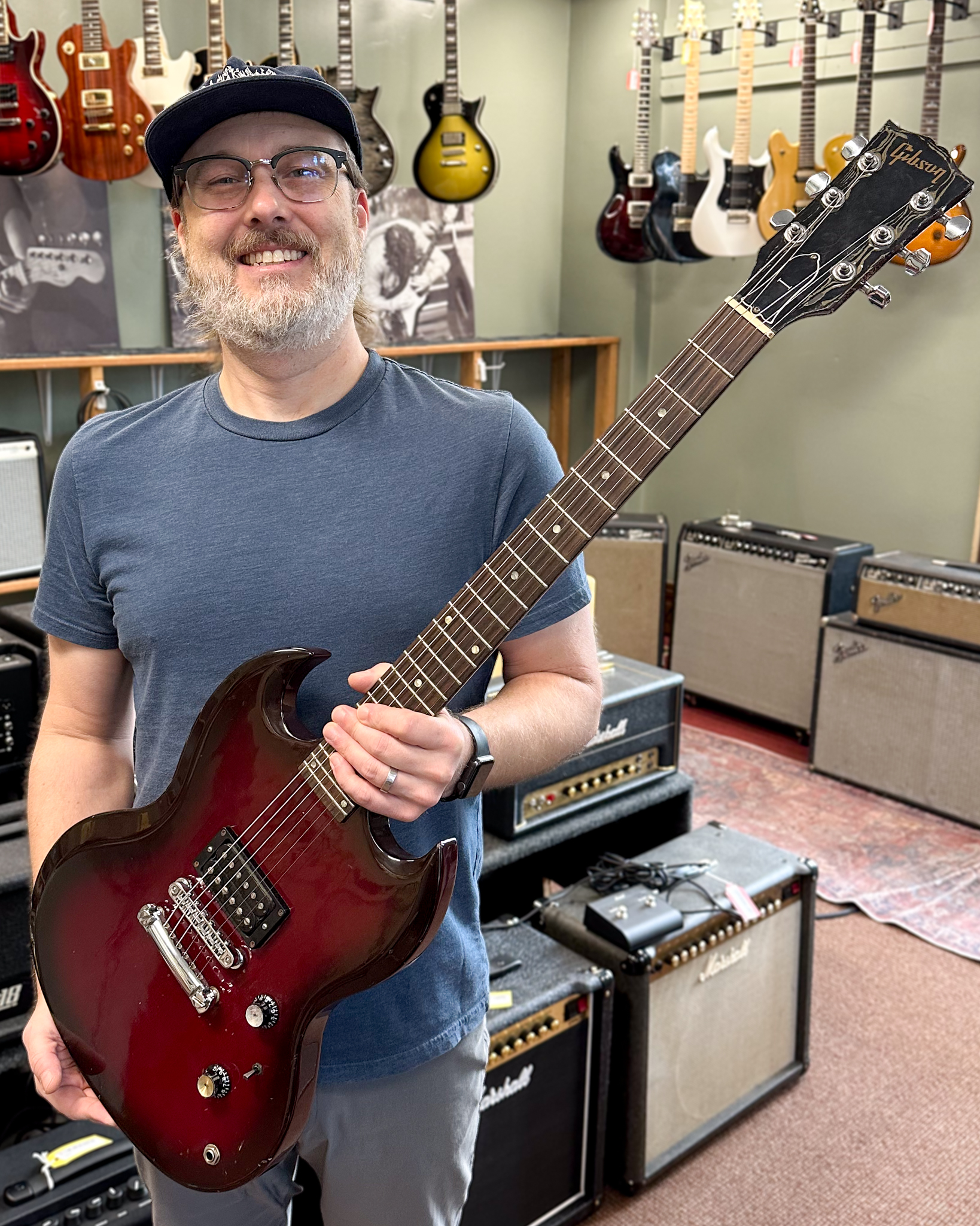 All tone, no fuss. We've got a 1997 Gibson SG All American I