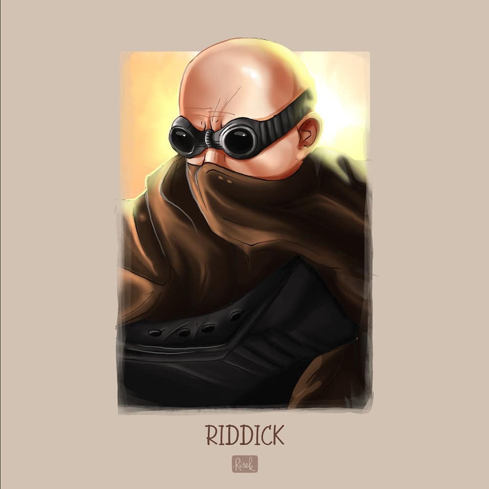 Iva Risek - IR - - Riddick for the letter R for...