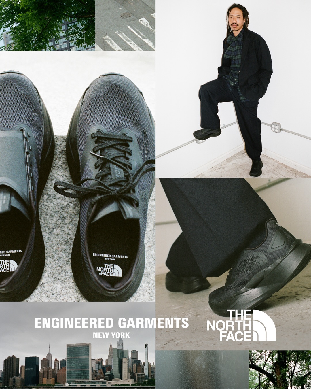 THE NORTH FACE × ENGINEERED GARMENTS 走るために生まれたシューズを