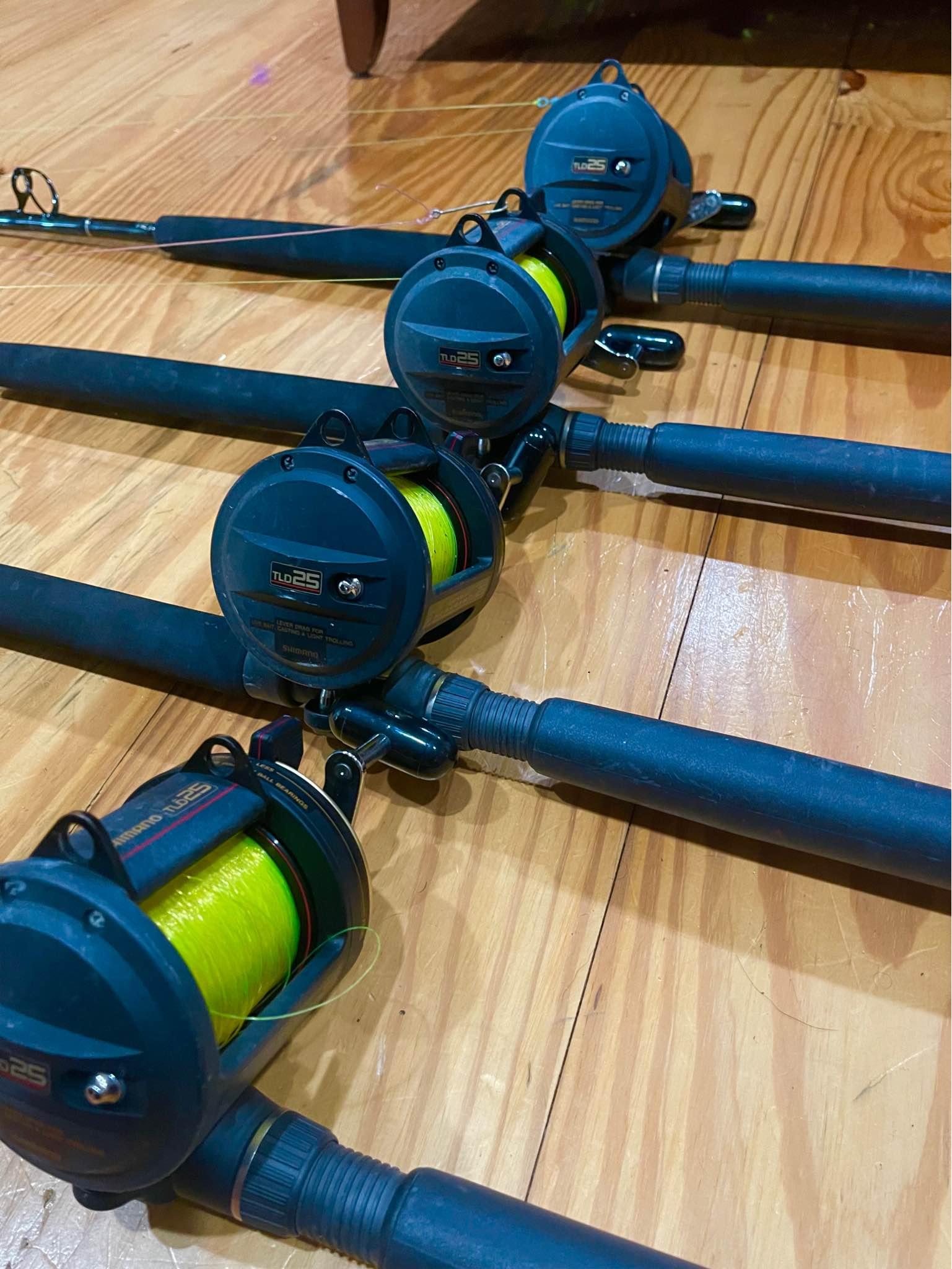 TLD 25 with 30 lb mono on Custom A1A rods - Fishing Rod & Reel Combos ...