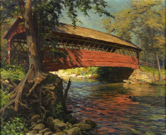 Bennington - The Governor Robinson Bridge in Bennington was located ...