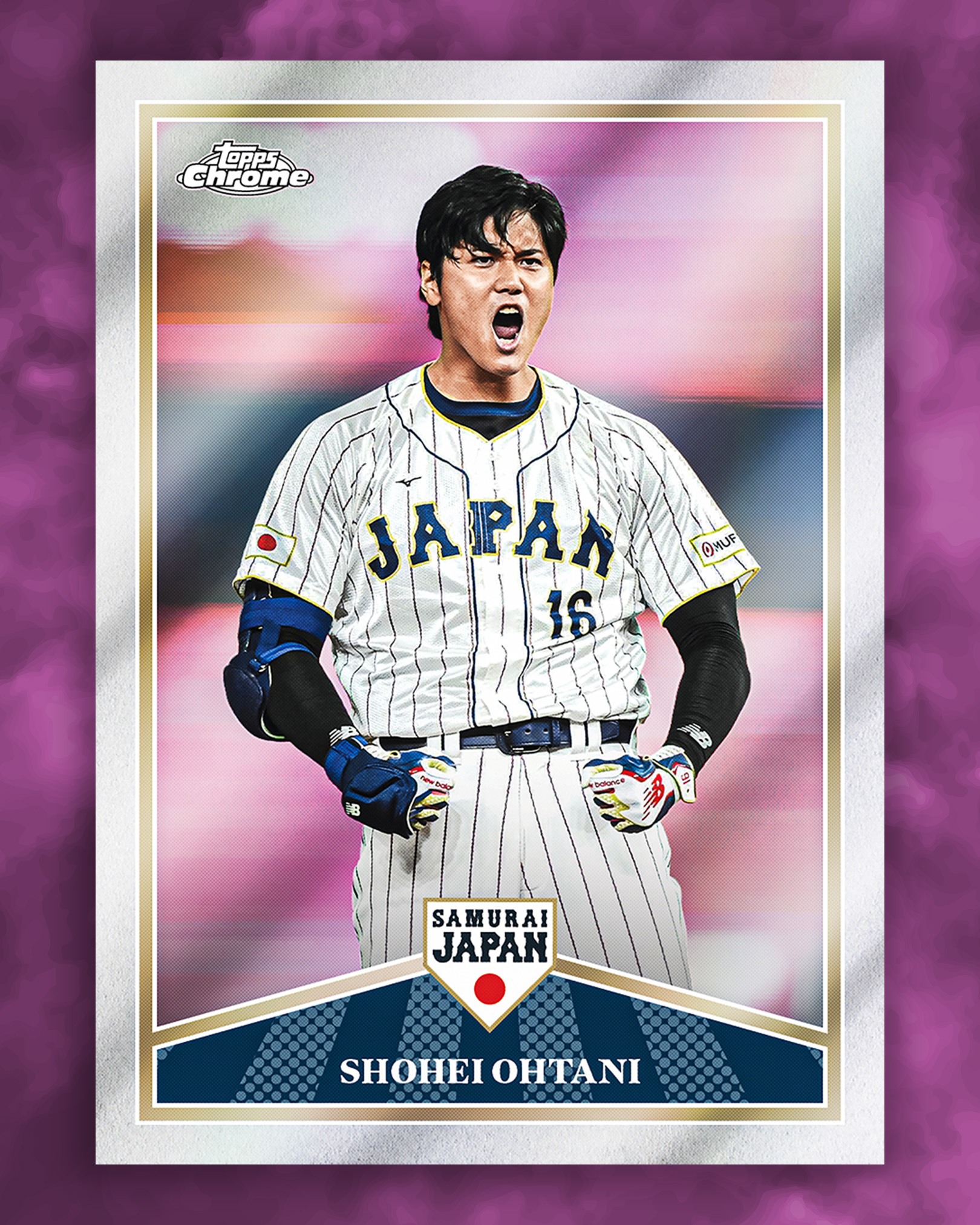 All-new Topps Chrome Samurai Japan trading cards are COMING SOON