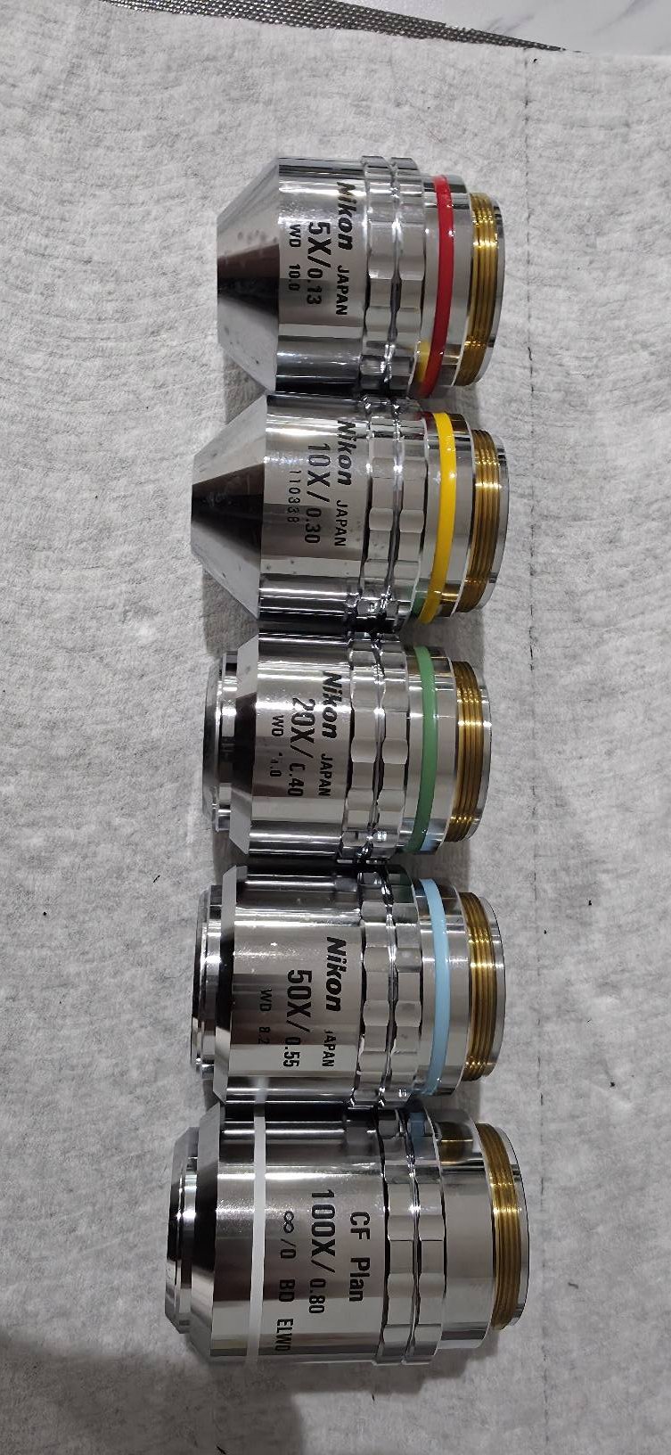 NICON CF PLAN 50X 0.55 EPI ELWD 100X Nikon CFI60 TU Plan Epi ELWD