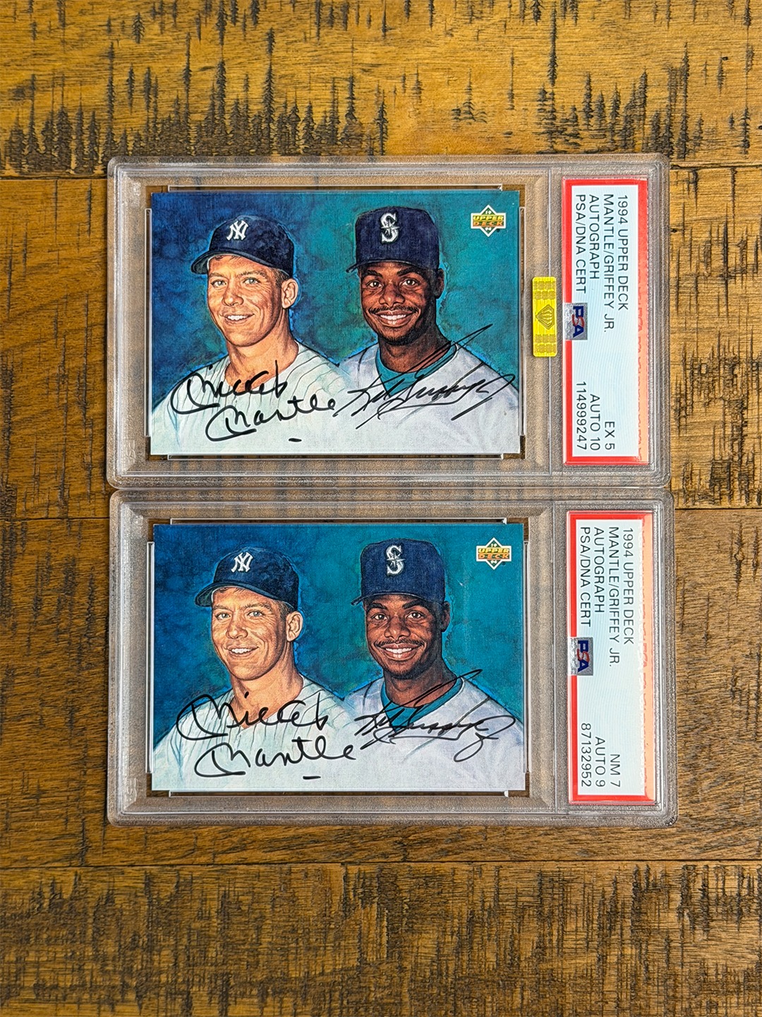 When baseball icons collide! ⭐⚾ These dual-signed 1994 Upper