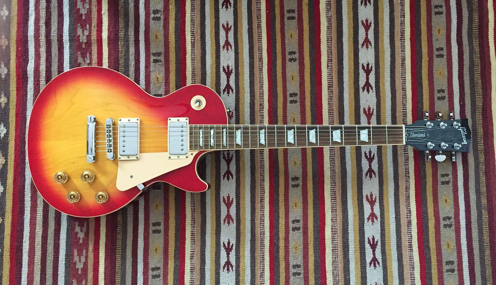 My 1999 Les Paul Standard guitar in Vintage Sunburst