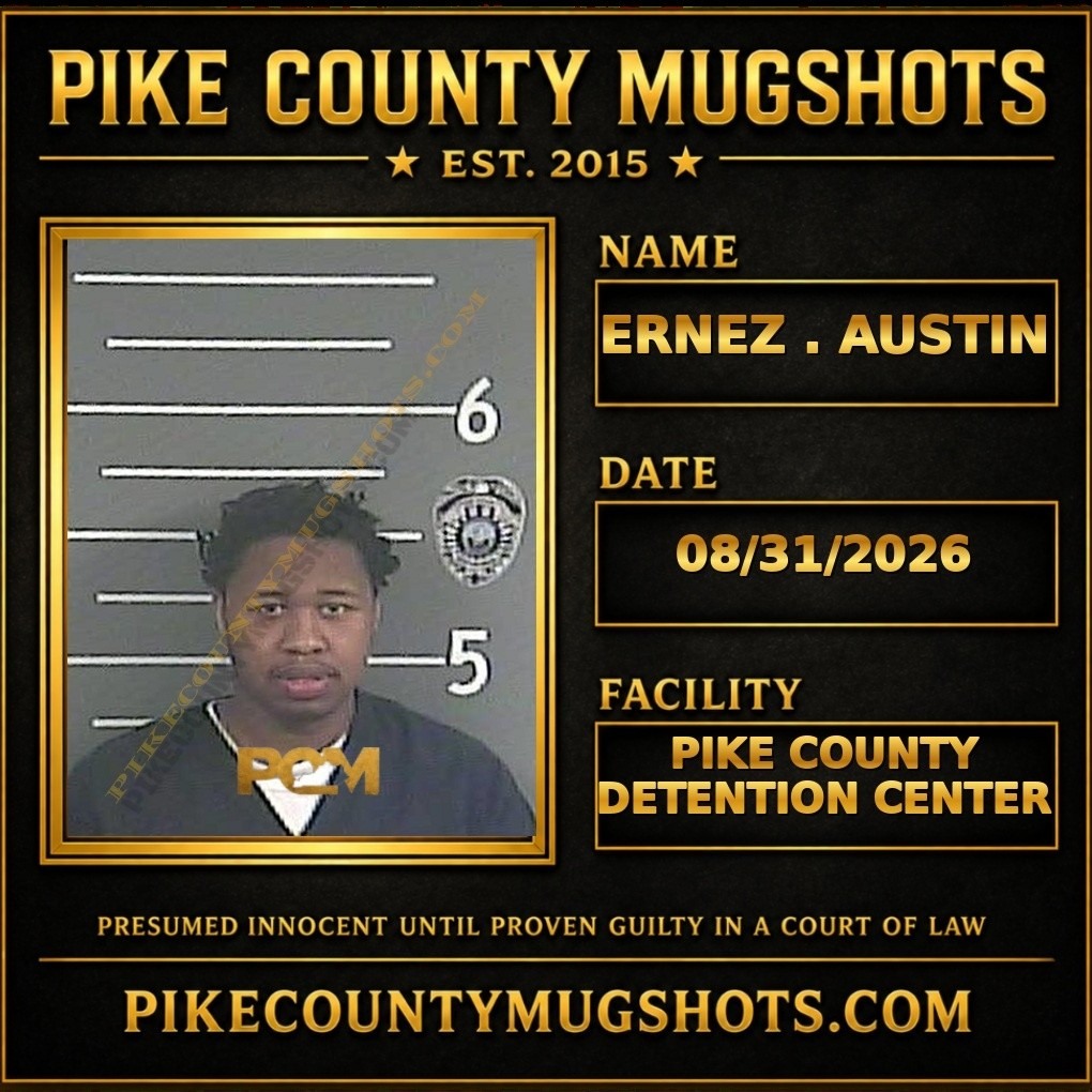 Ernez Austin Pike County mugshot 2026