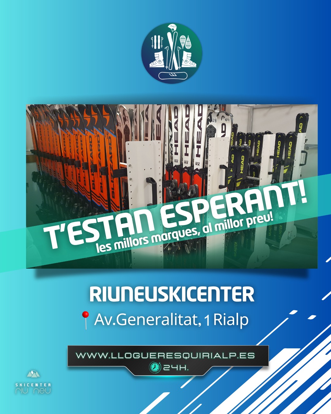 Lloguer esquí Riu Neu | Rialp