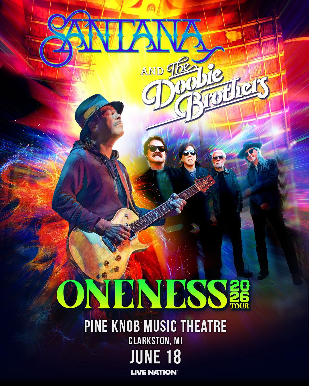 PRESALE IS LIVE! Grab your early access tickets NOW for Santana