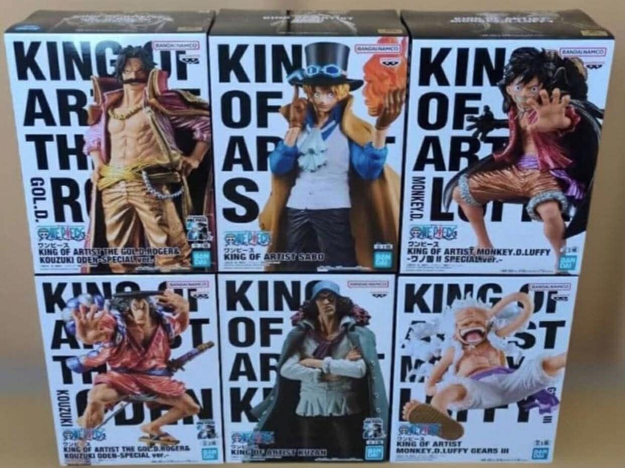 One Piece Koa Set of 6 - SOLD (MISB to MIB no Support Box) Dp: 600 