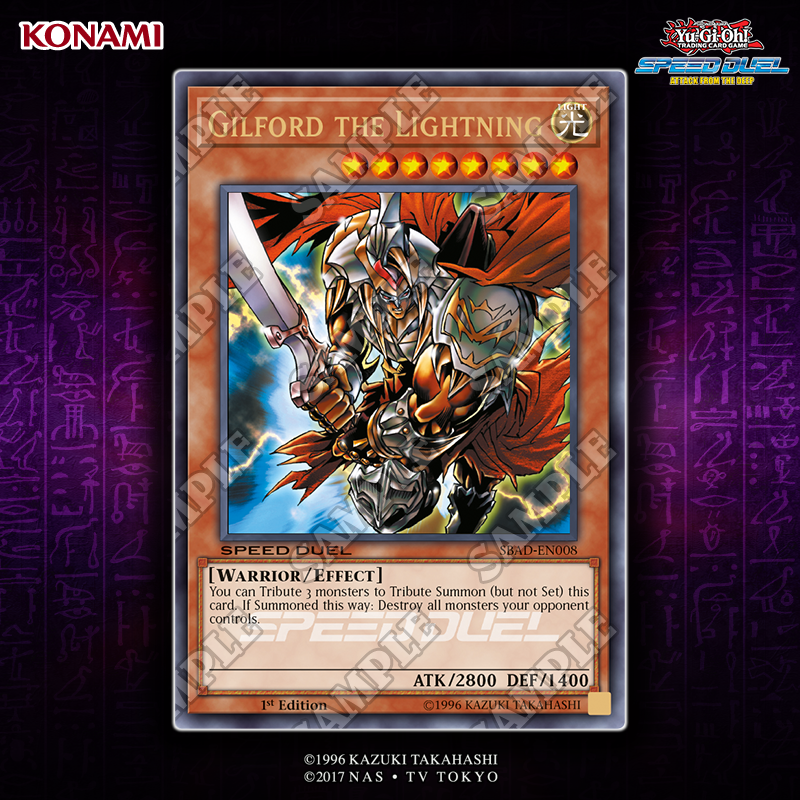 yugioh gilford the lightning deck Yu-Gi-Oh! - - SBAD-EN008 - Ultra Rare - 1st Edition Gilford the Lightning (ROD) -