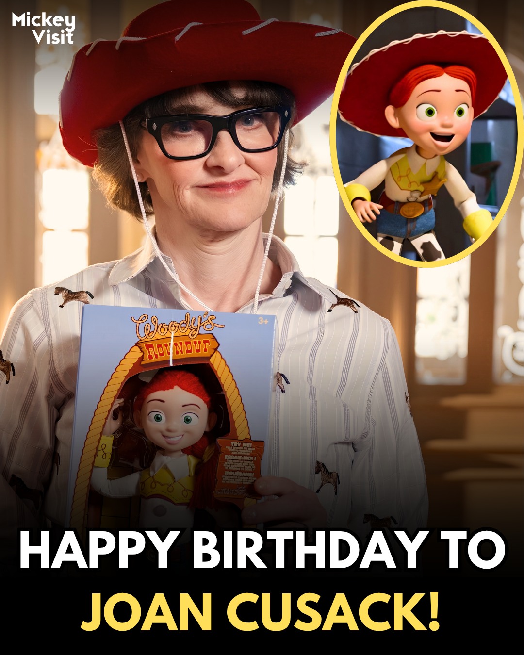 Happy birthday to Joan Cusack, the voice of Jessie in Disney and