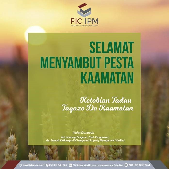 Selamat Menyambut Pesta Kaamatan... - FIC IPM - 1187123-H
