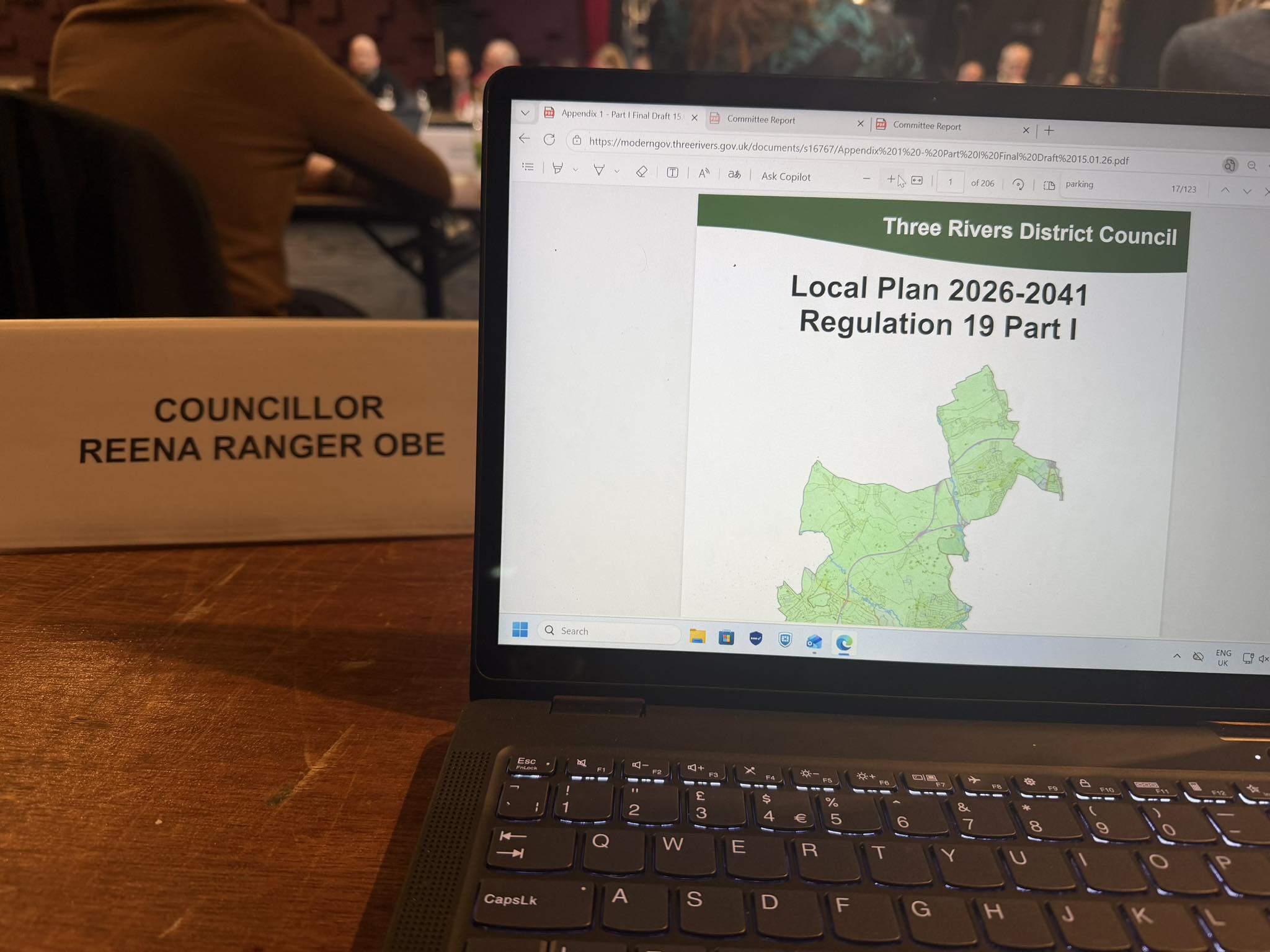 At last night’s Full Council meeting,... - Cllr Reena Ranger | Facebook