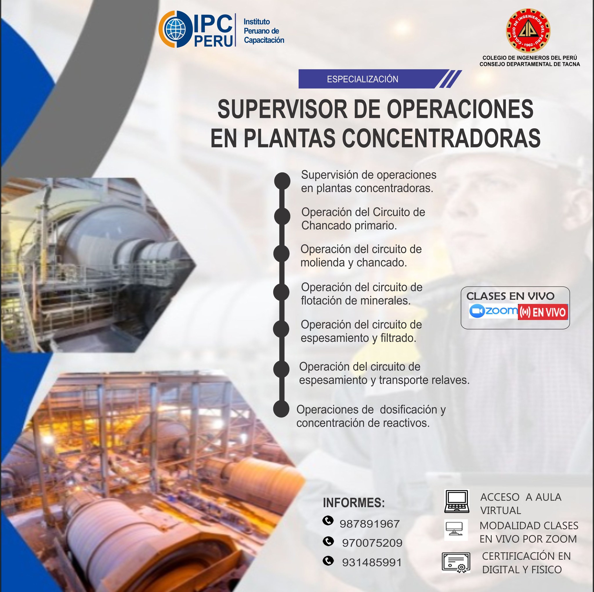 Instituto - DOBLE CERTIFICACION DE ESPECIALIZACIÓN Y SEMINARIO EN ILO 🙋 ...