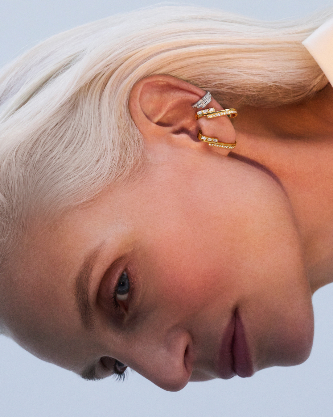 AHKAH - ≪EARRINGS≫ 繊細なモチーフをアシンメトリーで組み合わせて