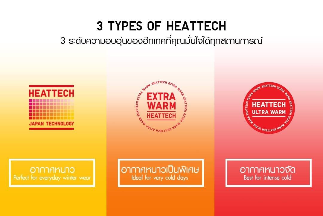 Uniqlo Thailand - 3 Types of HEATTECH เคยสงสัยมั้ย?... | Facebook