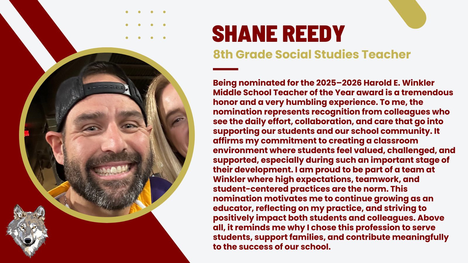 Harold - 🌟 Teacher of the Year Nominee Spotlight 🌟 Congratulations to ...
