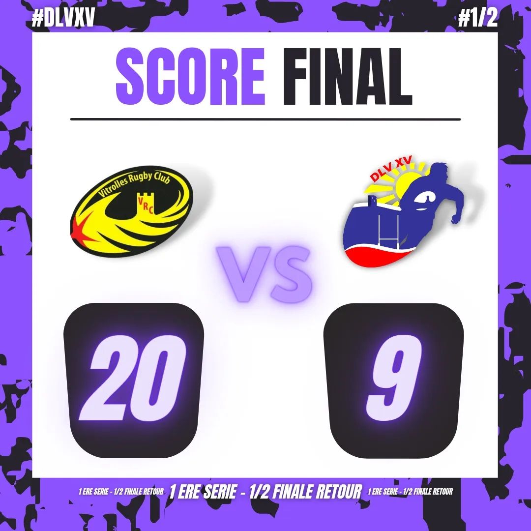 Manosque Rugby - 🟣⚪️ SCORE FINAL 🟣⚪️ Terrible défaite aux portes de la ...