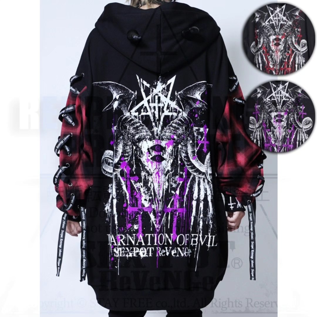 2025/2026 WINTER COLLECTION INCARNATION OF EVIL LACE UP SLEEVE