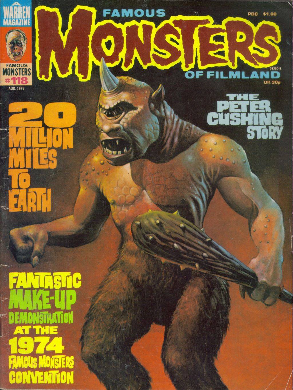 The Cyclops from 'The 7th Voyage of Sinbad'- cover star for this