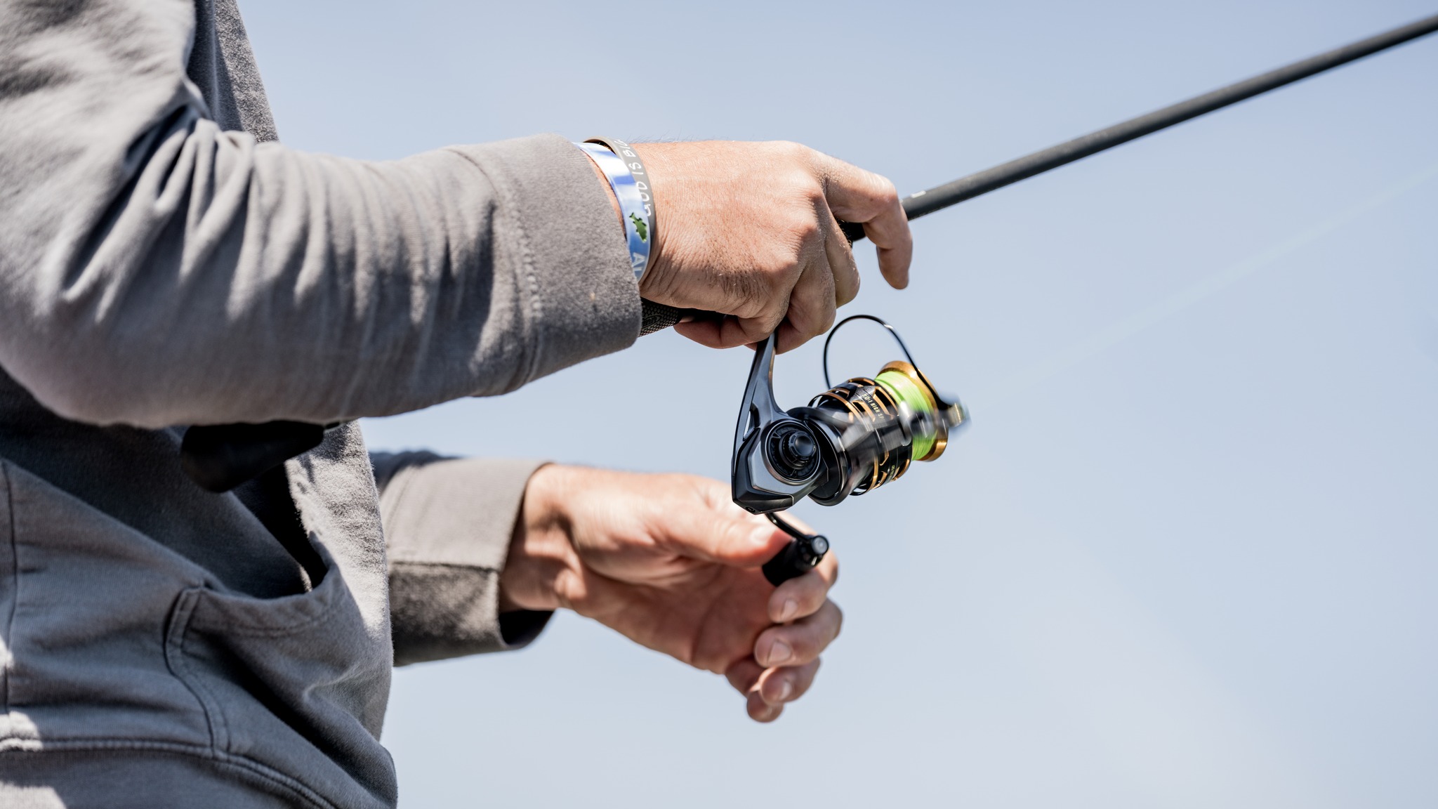 bass fishing spinning reel line Reaction Tackle Rod & Combo anodized aluminum spool to ensure long What Is The Best Line