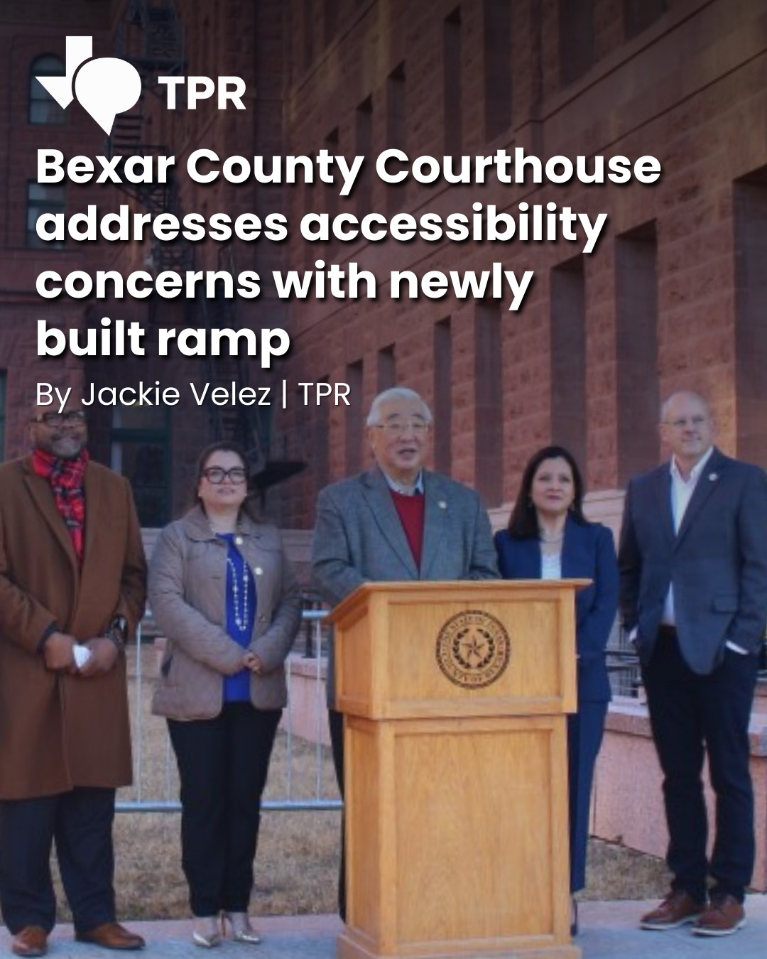 Texas - The Bexar County Courthouse has opened a new, accessible ramp ...